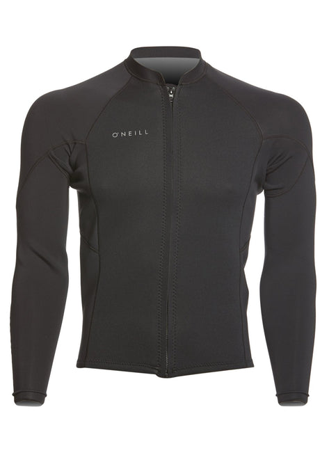 O'Neill Men's 1.5mm Reactor II Front Zip Long Sleeve Wetsuit Jacket