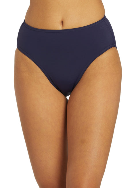 Fit4U Solid High Waist Bikini Bottom