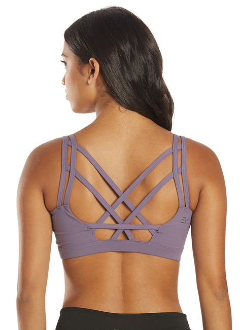 Everyday Yoga Radiant Solid Strappy Back Sports Bra