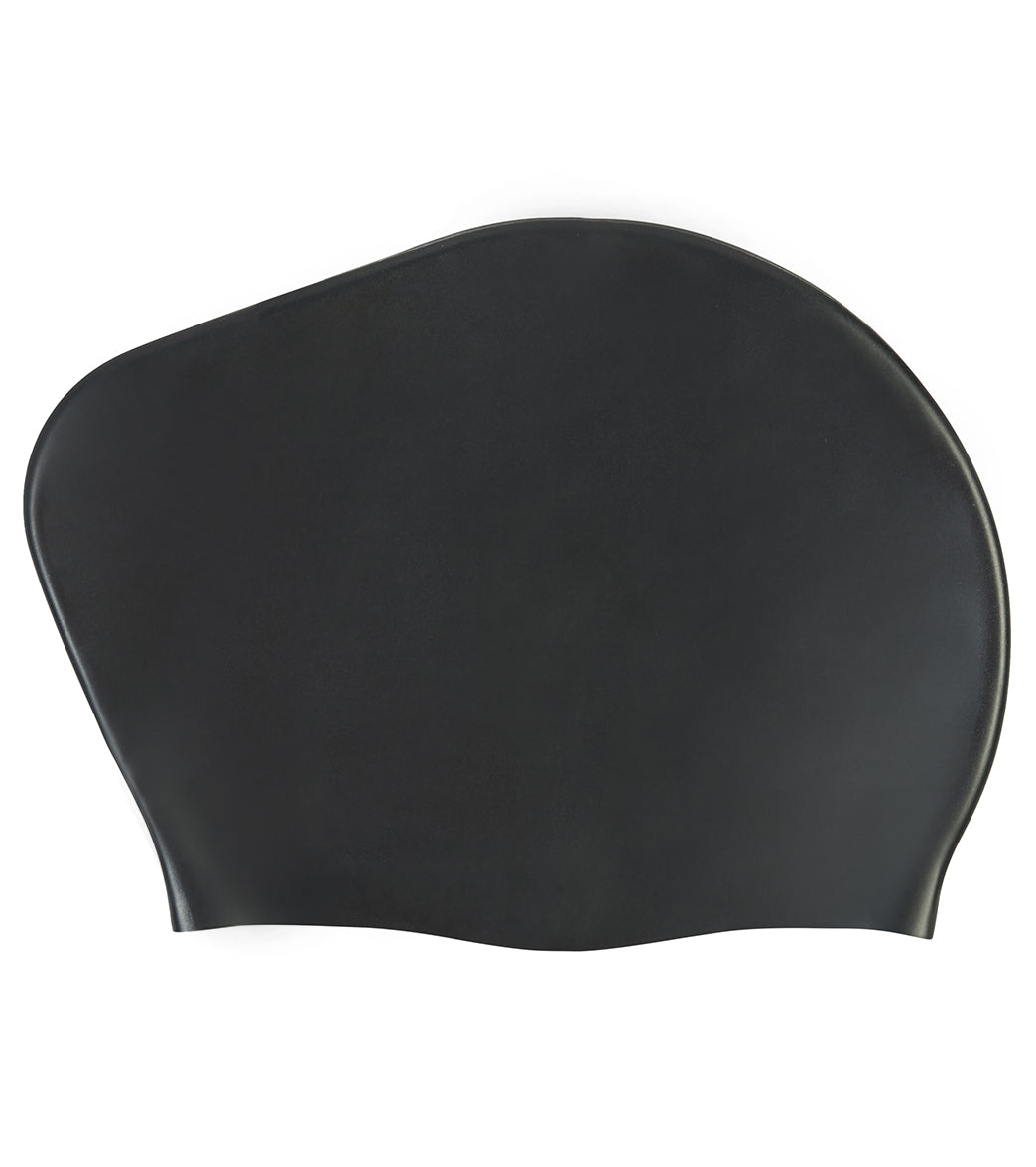 Sporti Solid Long Hair Bun Silicone Swim Cap