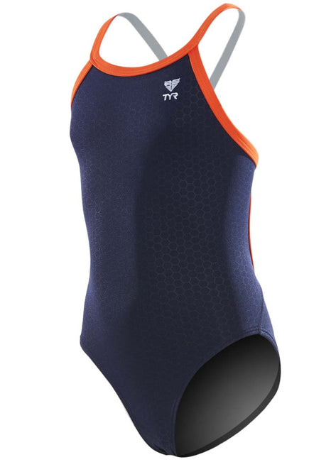 TYR Girls Hexa Diamondfit One Piece Swimsuit