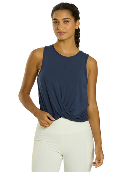 Everyday Yoga Twisted Layering Crop Tank