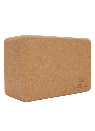 Everyday Yoga Cork Yoga Block 4 inch