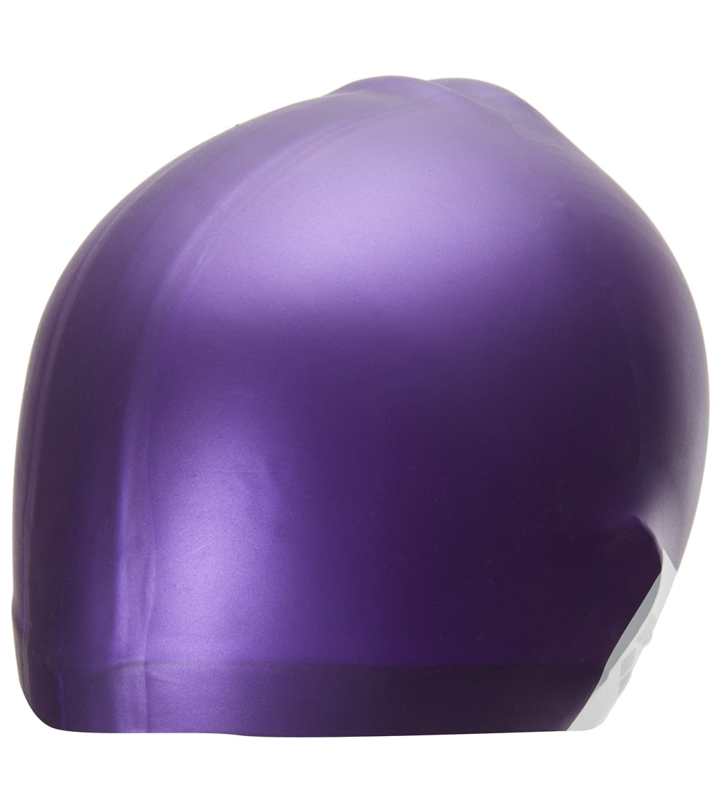 Mad Wave シリコンキャップ - ブラック Dolfin ソリッドライクラスイムキャップ オレンジ