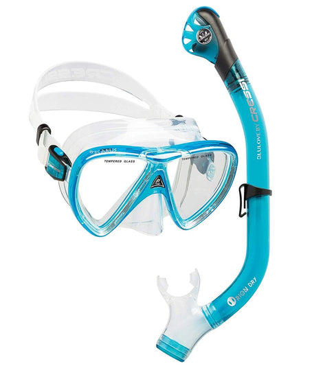 Cressi Ikarius Mask and Orion Snorkel Set