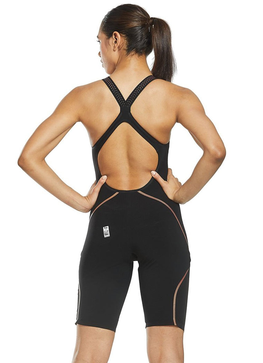 Speedo Women's Fastskin LZR Pure Intent Open Back Kneeskin Tech Suit Swimsuit