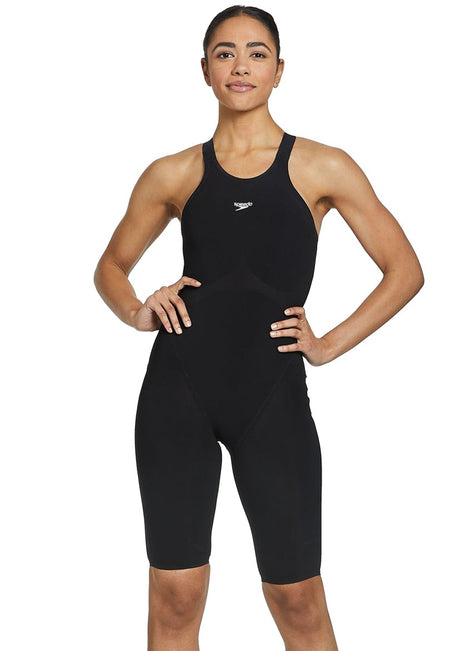 Speedo Women's Fastskin LZR Pure Valor Open Back Kneeskin Tech Suit Swimsuit