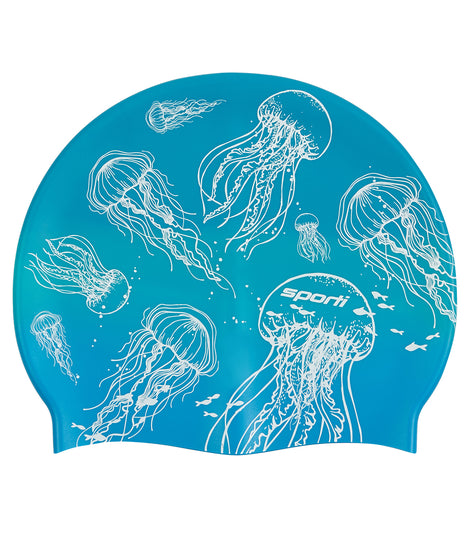 Sporti Jellyfish Silicone Swim Cap