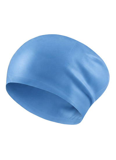Nike Solid Long Hair Silicone Swim Cap