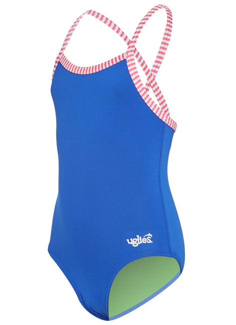 Dolfin Uglies Girls' Solid One Piece Swimsuit (Big Kid)