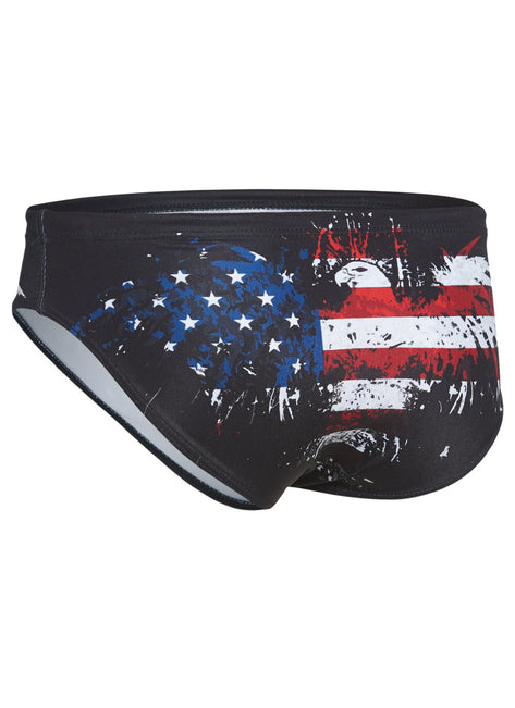 Turbo Men's Eagle Flag Water Polo Brief