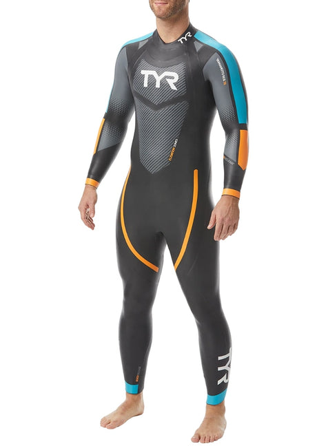 TYR Men's Hurricane Cat 2 Fullsleeve Triathlon Wetsuit
