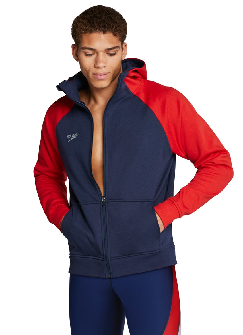 Unisex Youth Team Jacket Red | Speedo A