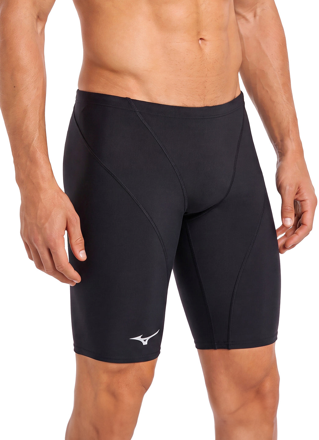 Mizuno Men's Exer Solid Jammer Swimsuit at SwimOutlet.com