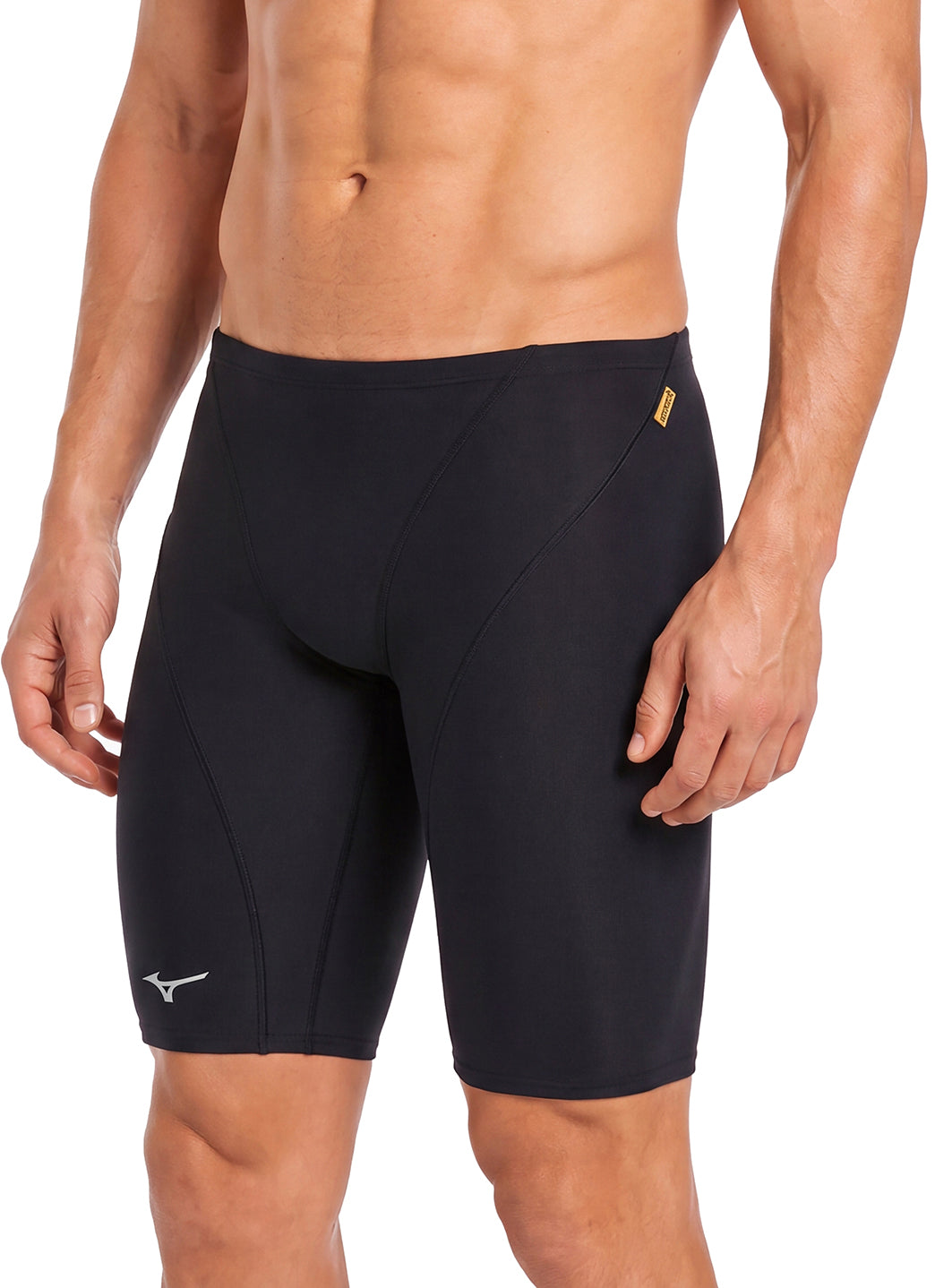 Mizuno Men's Exer Solid Jammer Swimsuit at SwimOutlet.com