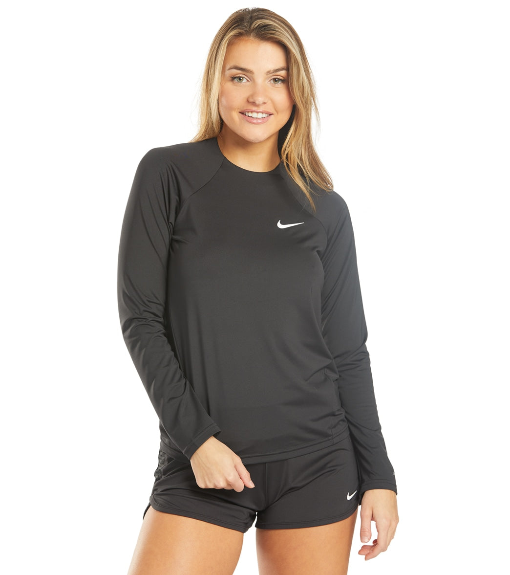 Nike Women's Long Sleeve Hydro Rash Guard at SwimOutlet.com