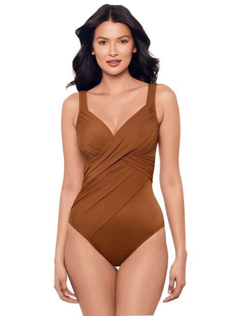 Miraclesuit Women's Rock Solid Revele Underwire One Piece Swimsuit