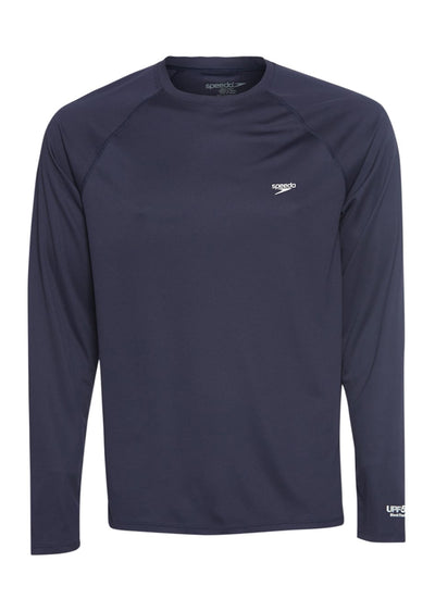 Speedo Active Men's Solid Easy Long Sleeve Swim Shirt