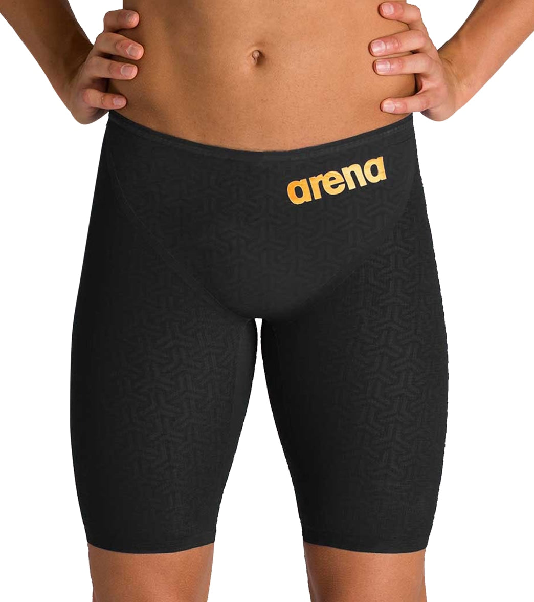 arena carbon air2 ブラック×ゴールド Arena Men's Powerskin Carbon Air2 Jammer Tech Suit Swimsuit at