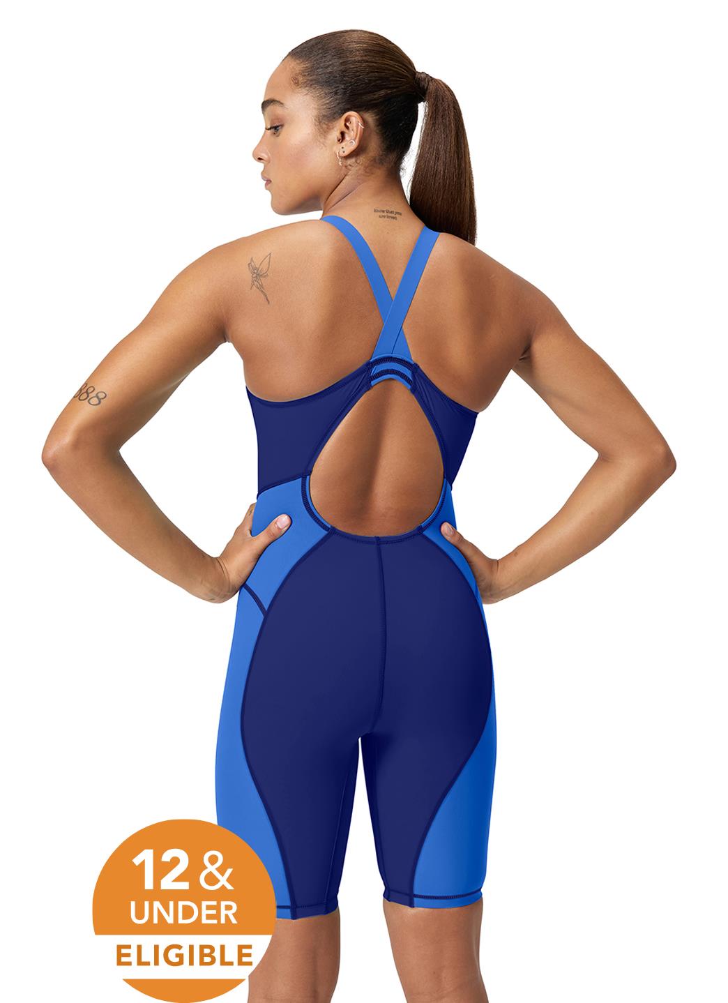 Speedo Women's Vanquisher Kneeskin Tech Suit Swimsuit at