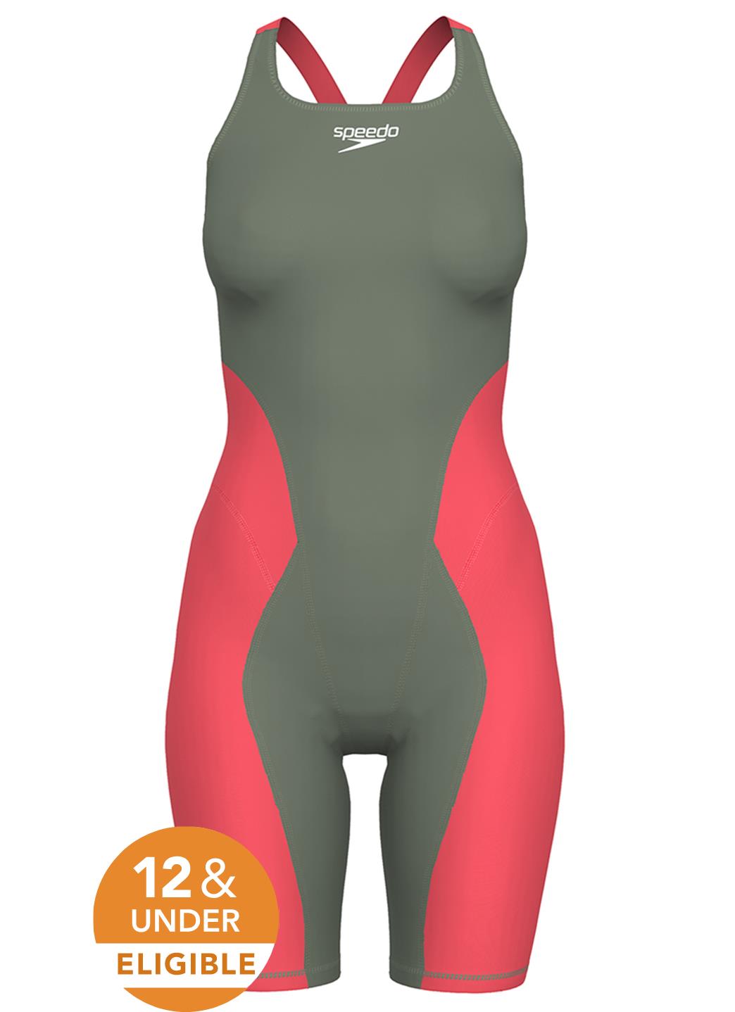 Speedo Women's Vanquisher Kneeskin Tech Suit Swimsuit at