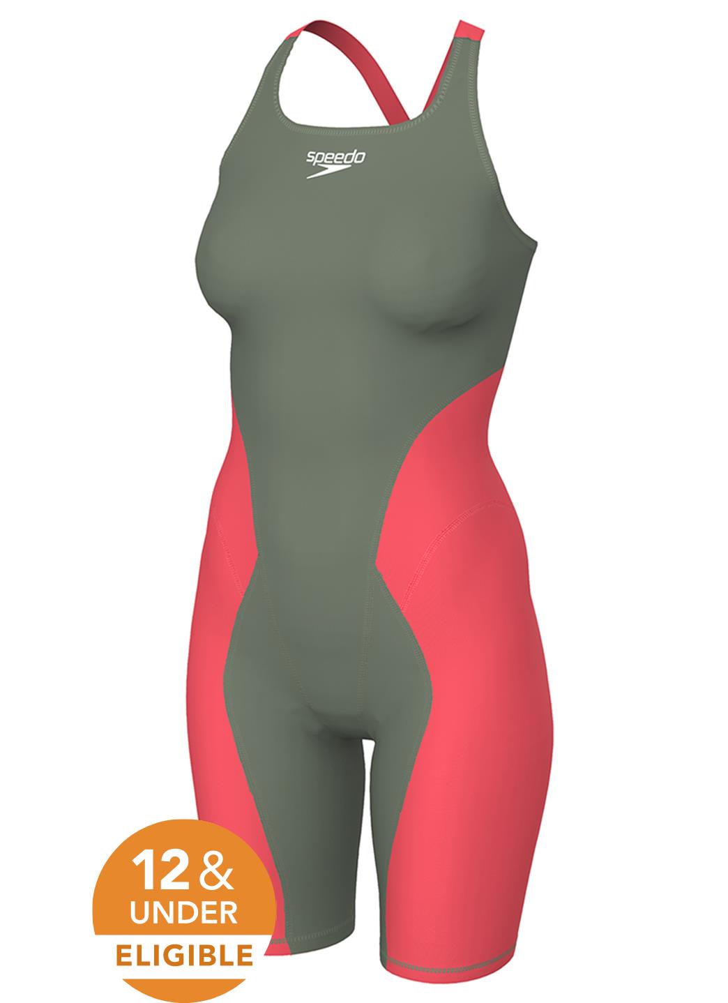 Speedo Women's Vanquisher Kneeskin Tech Suit Swimsuit at