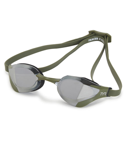 TYR Tracer X RZR Mirrored Racing Goggle at SwimOutlet.com
