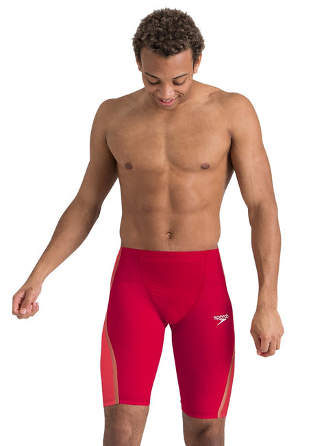 Speedo Men's LZR Pure Intent High Waist Jammer Tech Suit Swimsuit