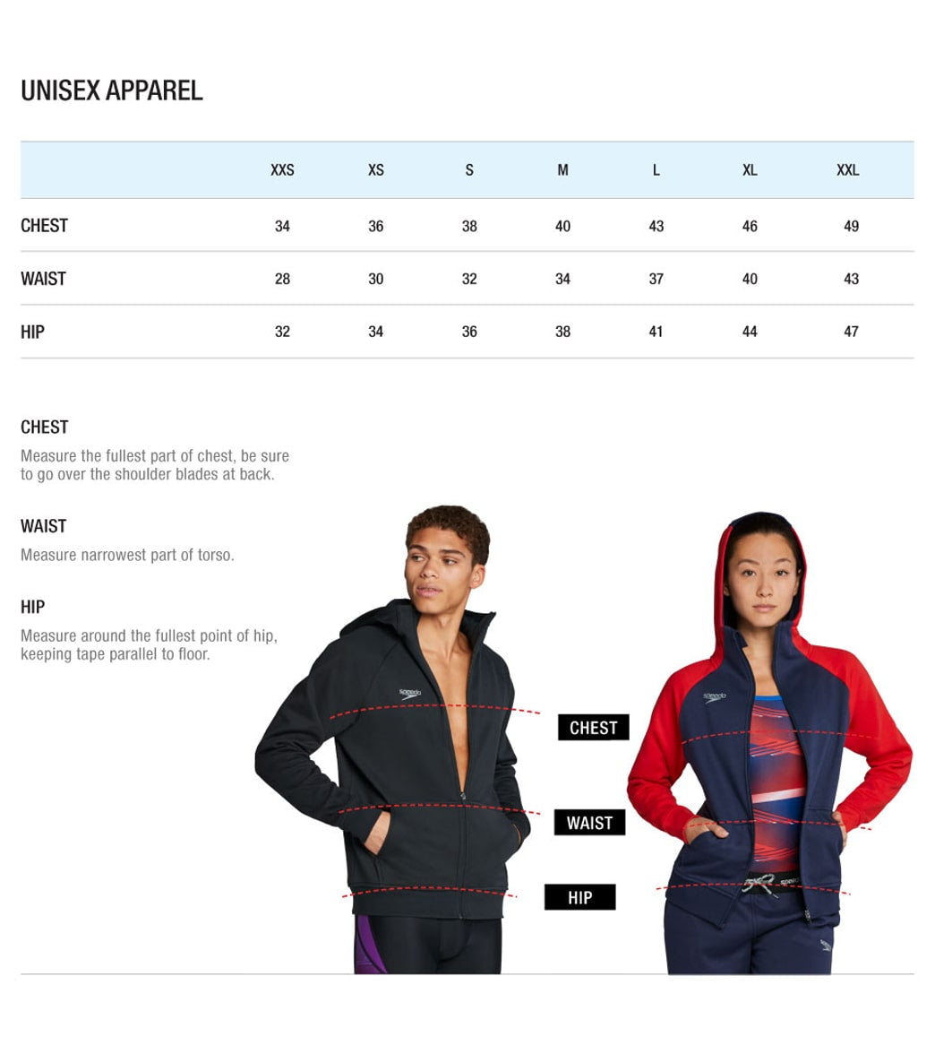 Speedo Unisex 1/4 Zip Long Sleeve Sweatshirt at SwimOutlet.com