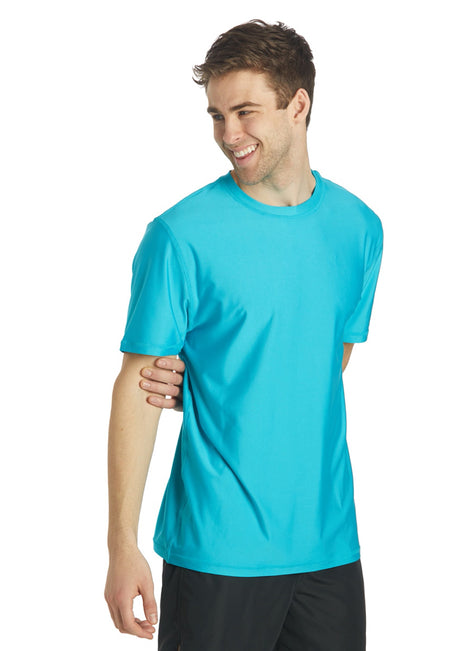 Sporti Men's S/S UPF 50+ Relax Fit Swim Shirt