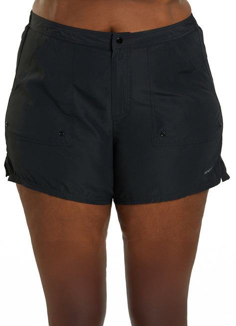 Sporti Women's Plus Size Comfort Fit Board Short