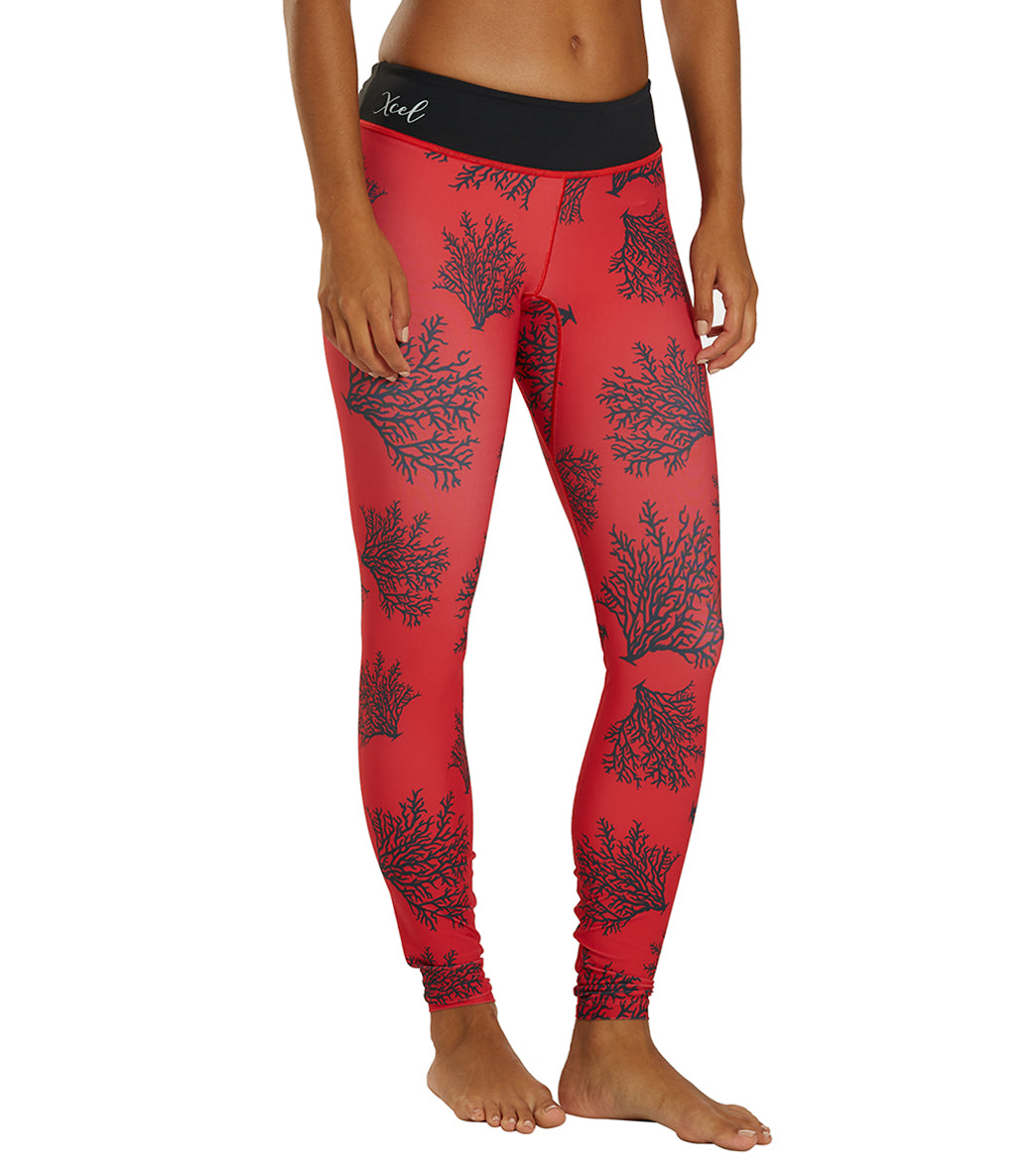 SEA POPUP限定 SEAVALLEY COTTON KNIT TIGHTS Xcel Women's Water Inspired Premium Stretch 8oz Swim Tights at