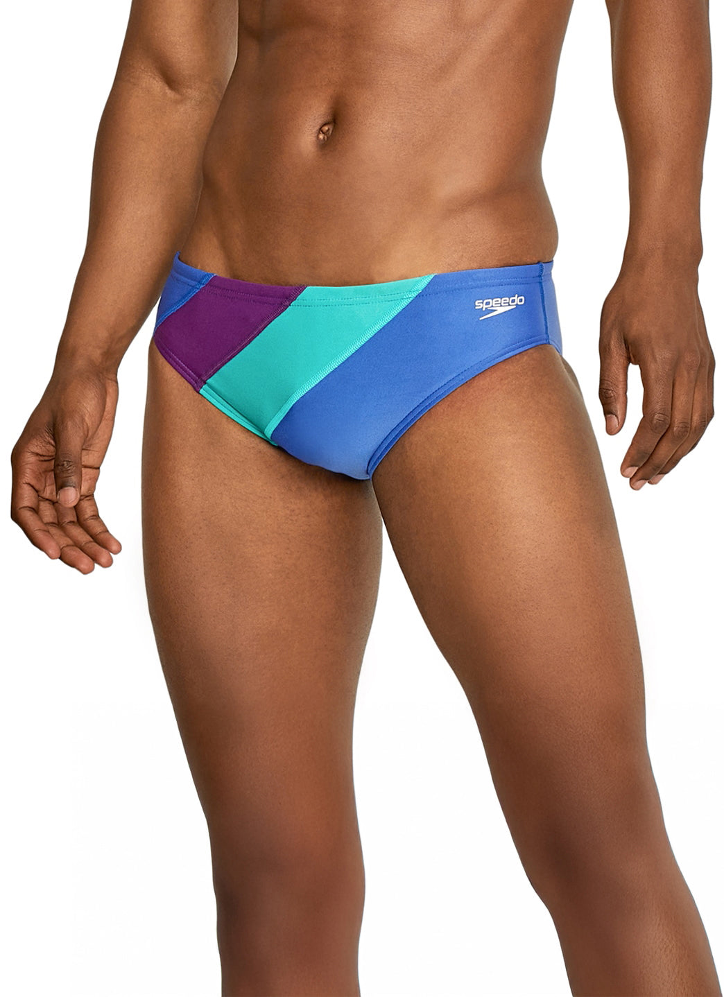 Speedo Vibe Men's Color Blocked One Brief Swimsuit at SwimOutlet.com