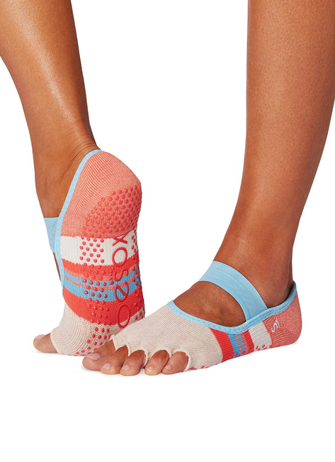 Toesox Mia Grip Half Toe Socks