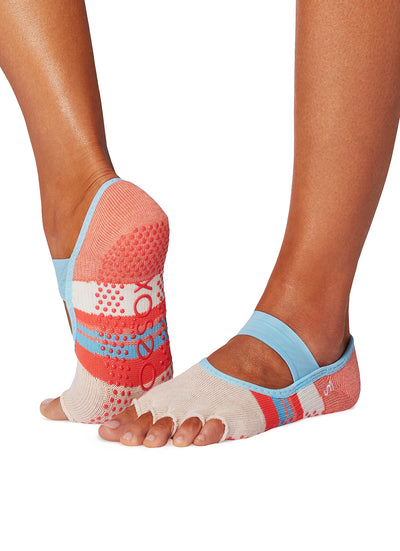 Toesox Mia Grip Half Toe Socks