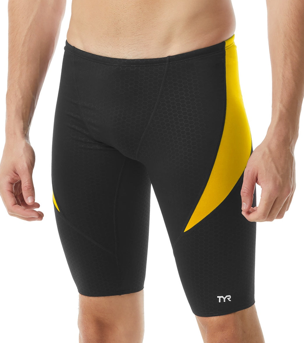 TYR Men's Hexa Curve Splice Jammer Swimsuit at SwimOutlet.com