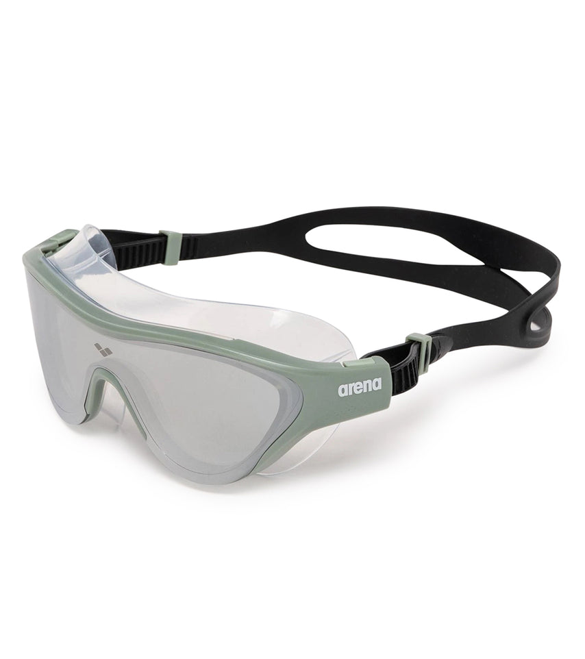Arena Unisex The One Mirror Swim Mask, SILVER-JADE-BLACK, NS