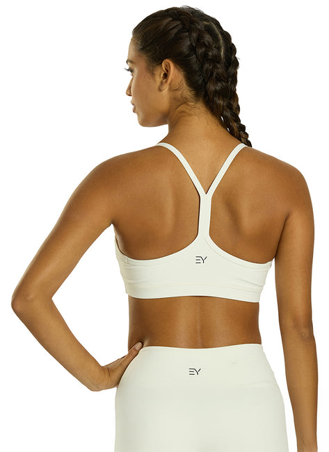 Everyday Yoga Delight Solid Racer Back Sports Bra