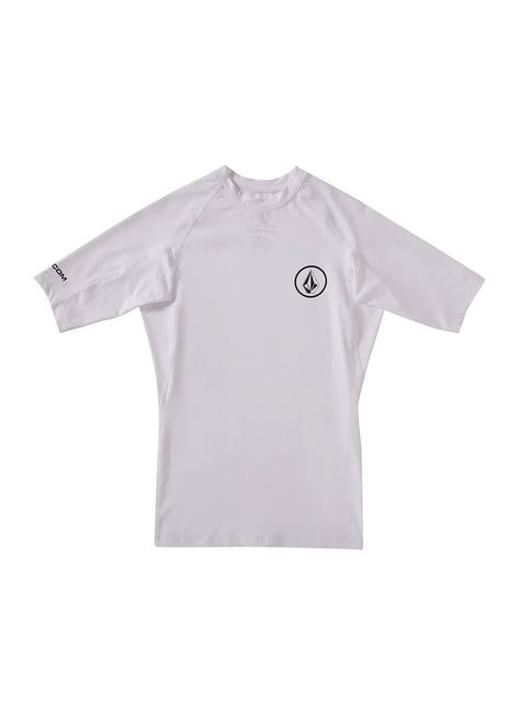 Volcom Boys' Lido Solid Short Sleeve Rashguard (Big Kid)