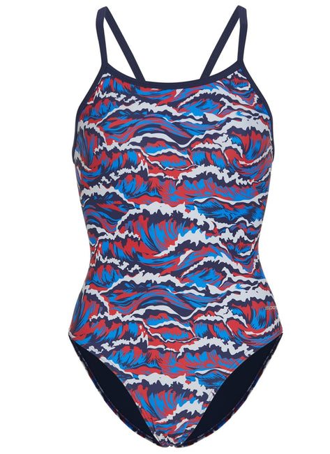 Sporti New Waves Thin Strap One Piece Swimsuit Youth (22-28)