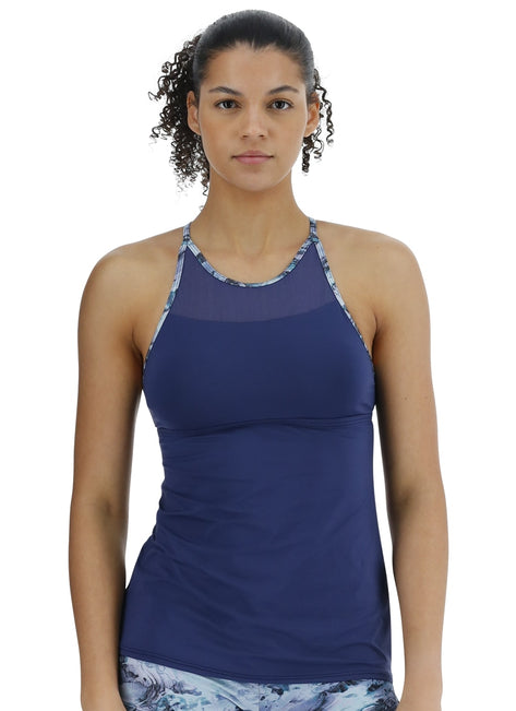 TYR Women's Solid Tessa Tankini Top