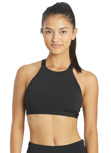 JOLYN Women's Kaylee Solid Bikini Top