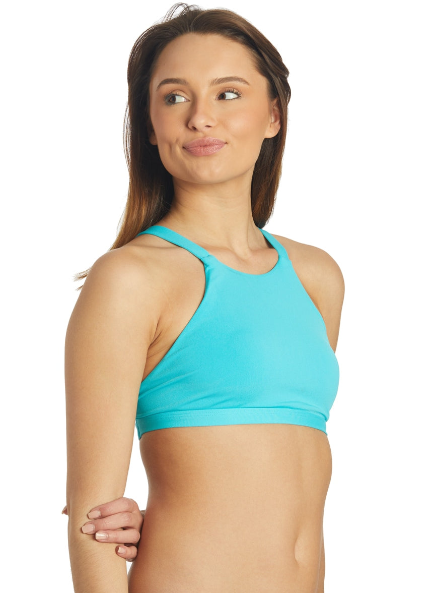 JOLYN Women's Kaylee Solid Bikini Top