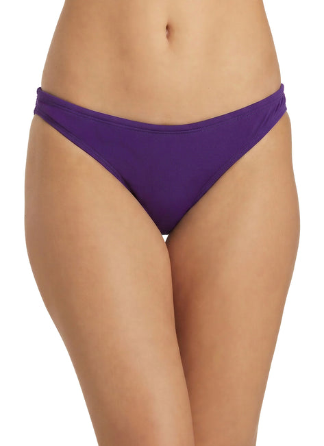 JOLYN Women's Midl Solid Bikini Bottom