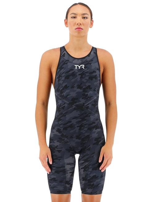 TYR Women's Venzo Camo Closed Back Tech Suit Swimsuit