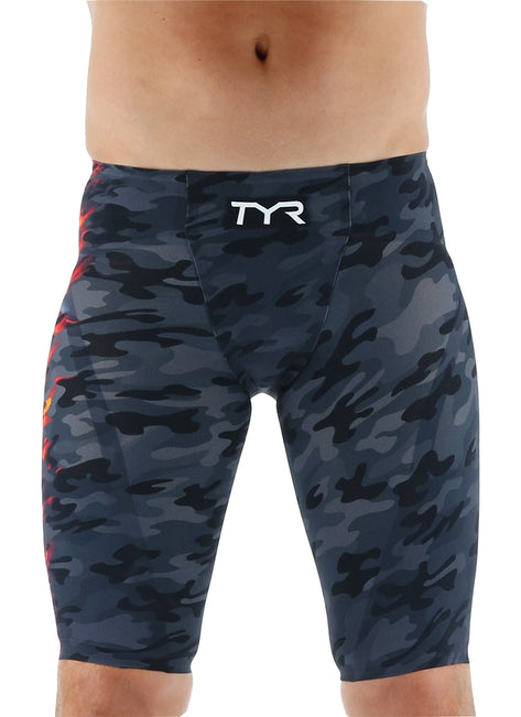 TYR Men's Venzo Camo Jammer Tech Suit Swimsuit