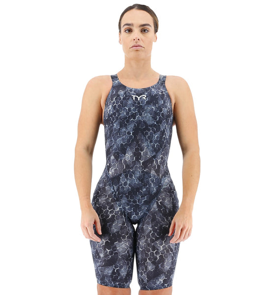 TYR Women's Avictor 2 Supernova Open Back Comfort Straps Tech Suit