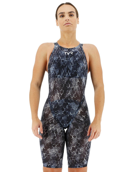 TYR Women's Avictor 2 Supernova Closed Back Comfort Straps Tech Suit Swimsuit