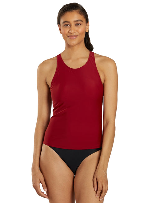 Sporti Active High Neck Tankini Top