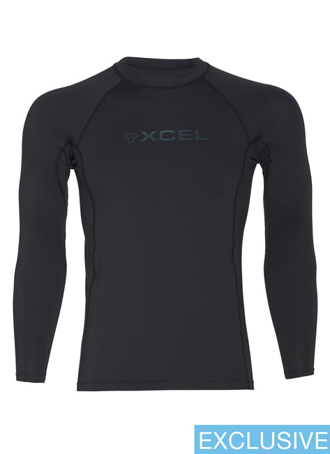 Xcel Men's Premium Stretch Performance Fit Long Sleeve UV Rashguard